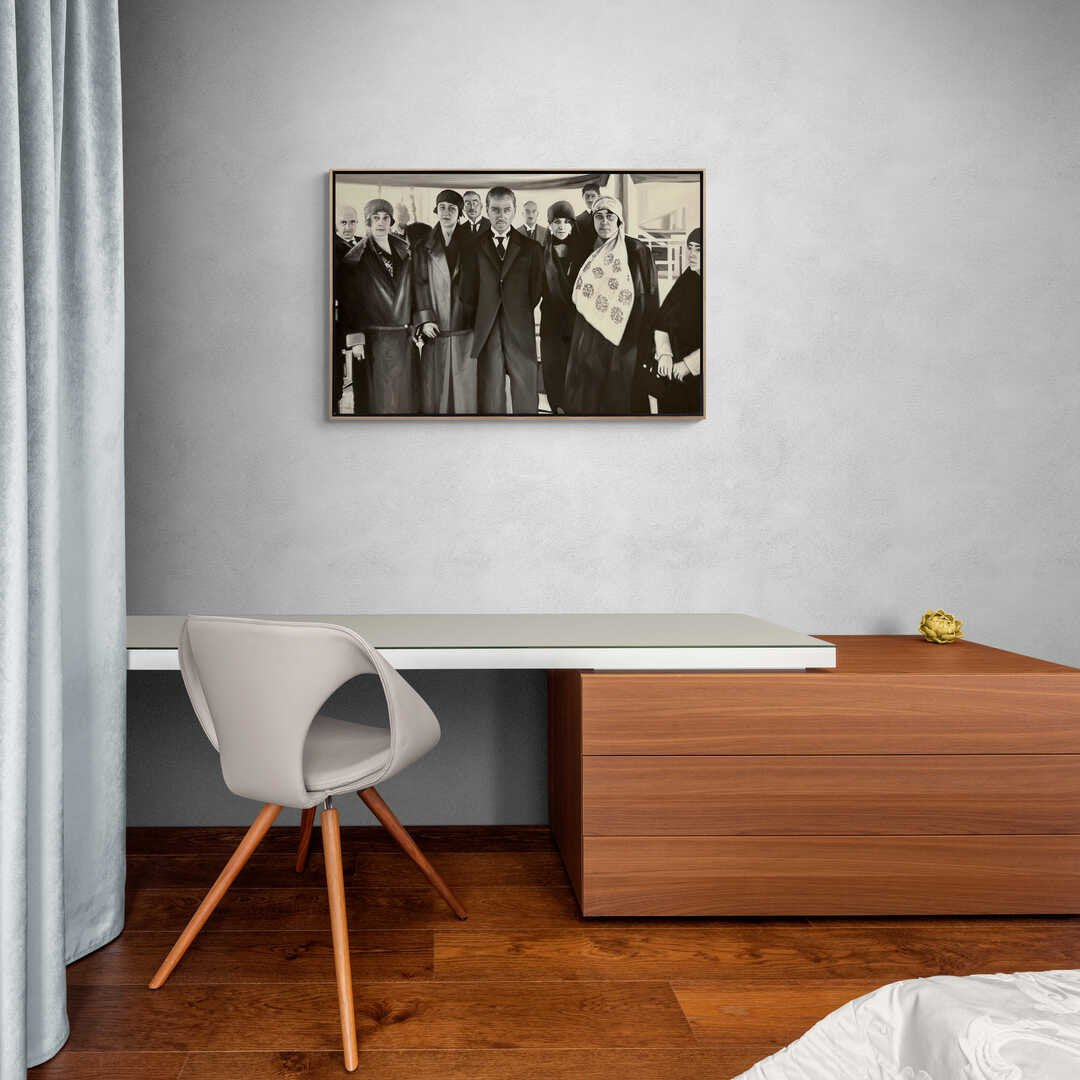 Mustafa Kemal Türk Kadın Birliği Üyeleriyle(1924) Yağlı Boya Tablosu