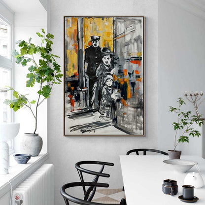 Yüzlerin Hikayesi Yağlı Boya Tablosu