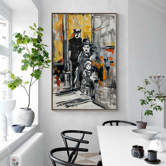 Yüzlerin Hikayesi Yağlı Boya Tablosu