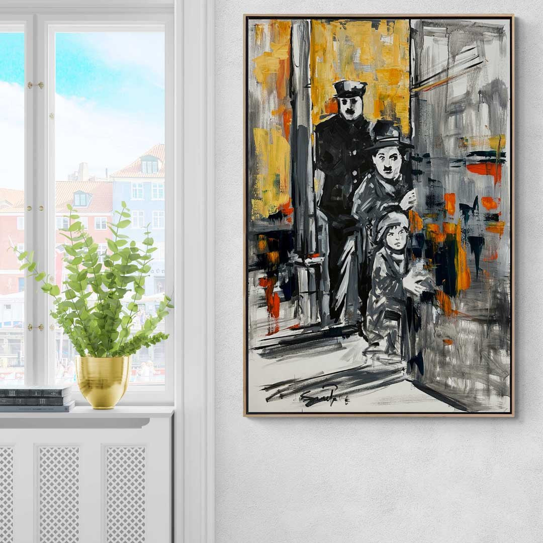 Yüzlerin Hikayesi Yağlı Boya Tablosu