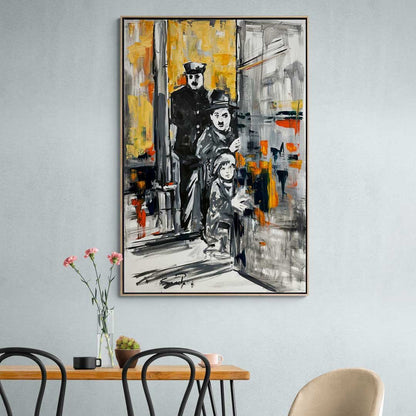 Yüzlerin Hikayesi Yağlı Boya Tablosu