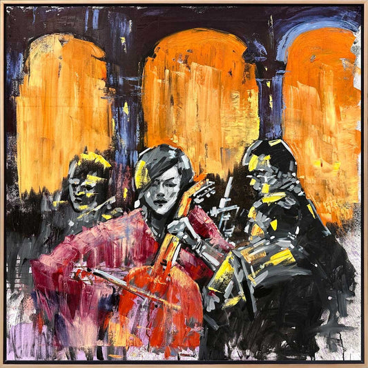 Anlatılmayan Hikaye Yağlı Boya Tablosu