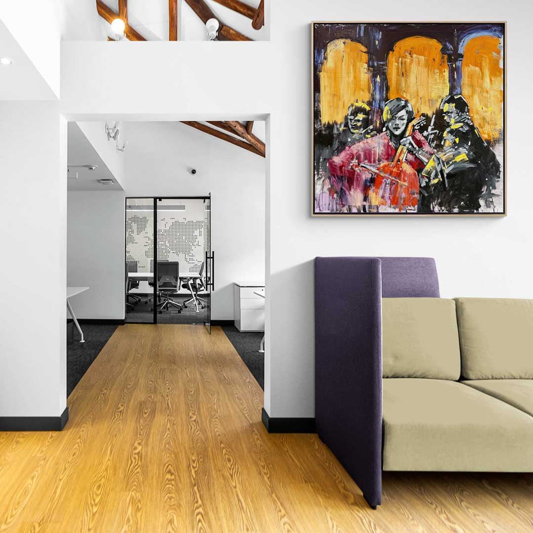 Anlatılmayan Hikaye Yağlı Boya Tablosu