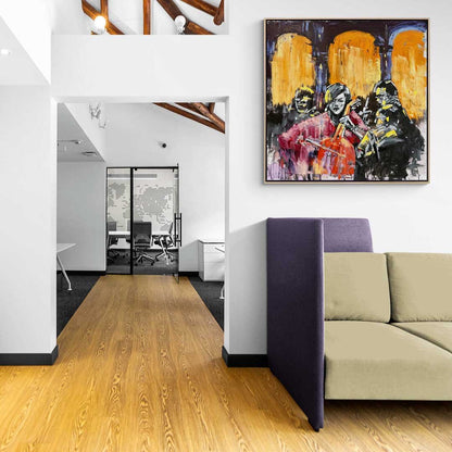 Anlatılmayan Hikaye Yağlı Boya Tablosu