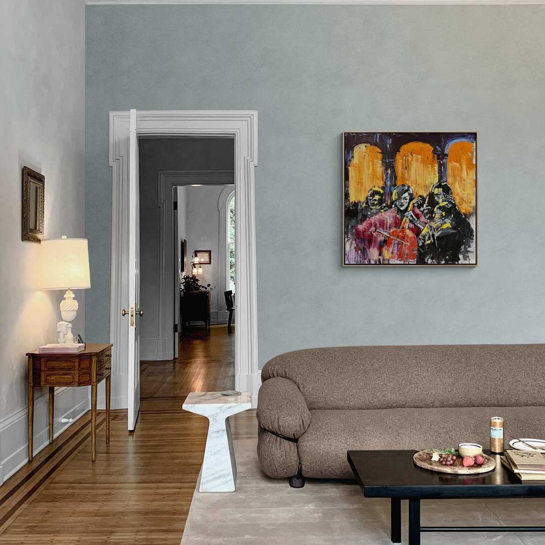 Anlatılmayan Hikaye Yağlı Boya Tablosu