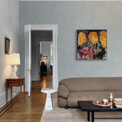 Anlatılmayan Hikaye Yağlı Boya Tablosu