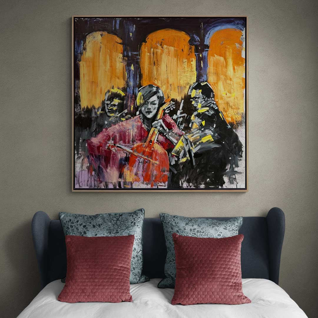 Anlatılmayan Hikaye Yağlı Boya Tablosu