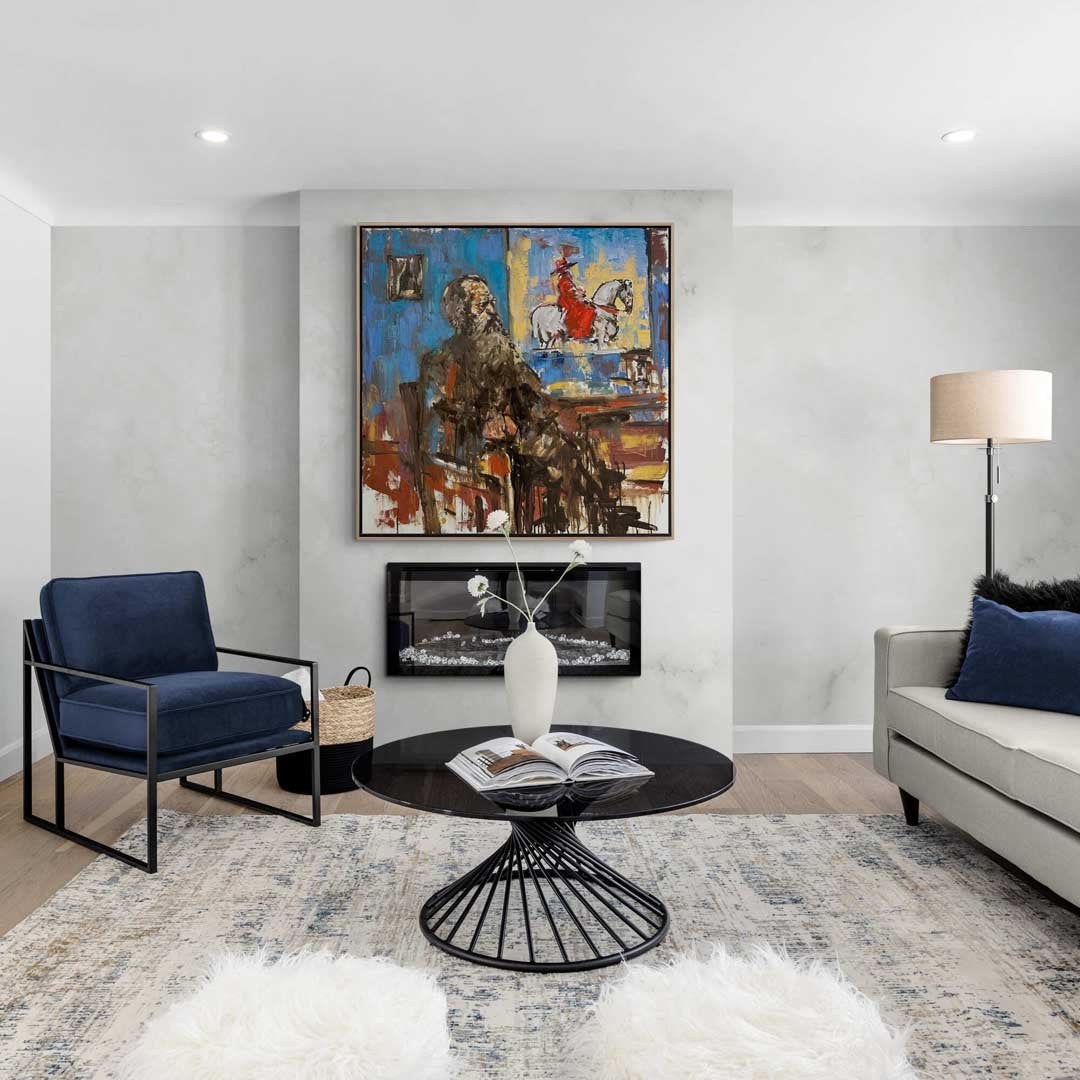 Hüzünlü Gölgeler Yağlı Boya Tablosu