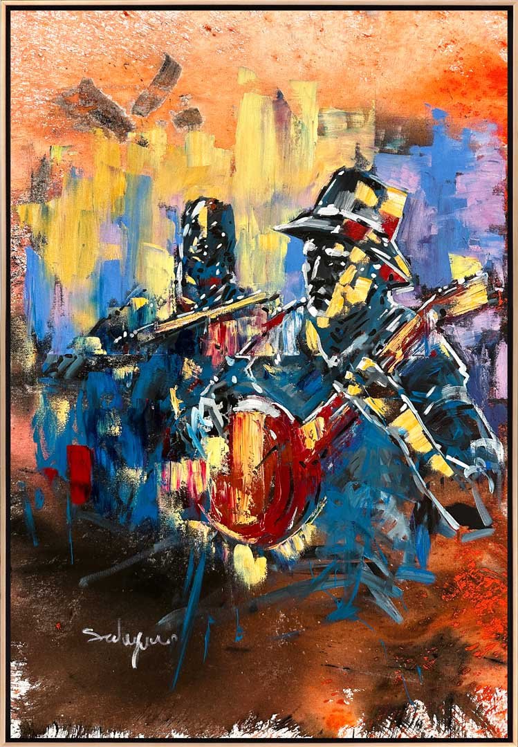 İnsanın Ezgisi Yağlı Boya Tablosu