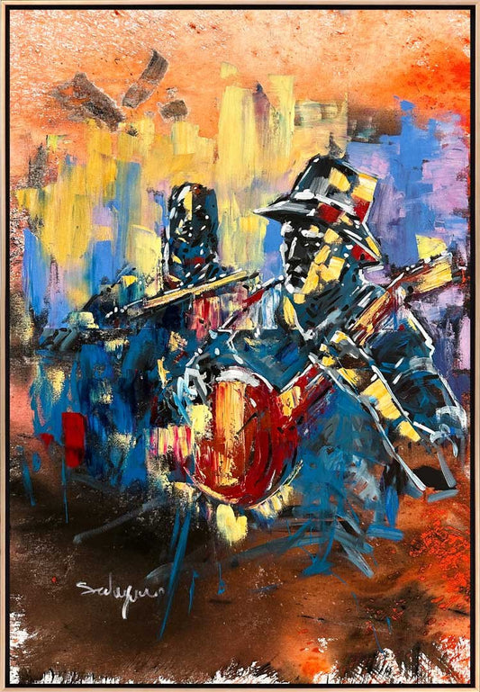 İnsanın Ezgisi Yağlı Boya Tablosu