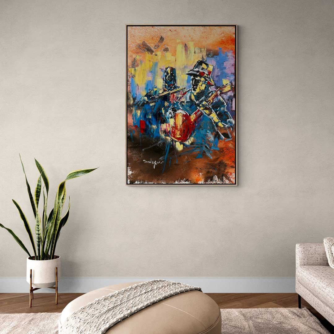 İnsanın Ezgisi Yağlı Boya Tablosu