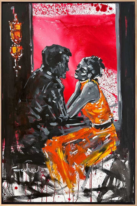 Kalplerin Eşleşmesi Yağlı Boya Tablosu