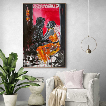 Kalplerin Eşleşmesi Yağlı Boya Tablosu