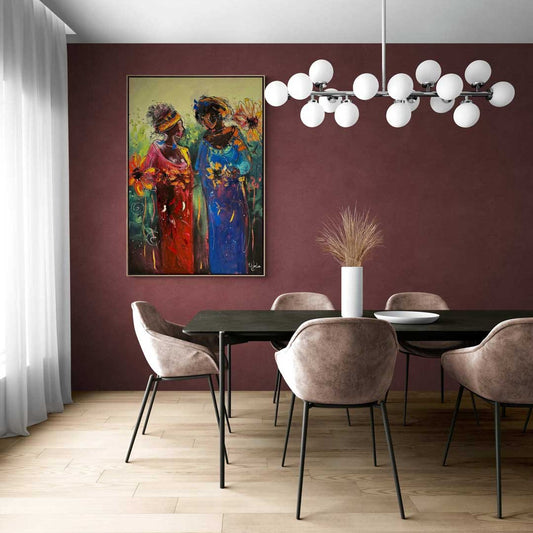 Zamanın Ötesinde Yağlı Boya Tablosu