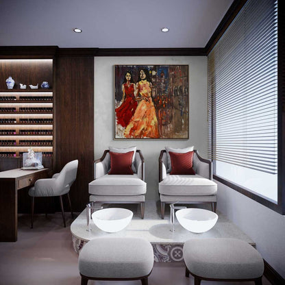 İyi Arkadaşlar Yağlı Boya Tablosu