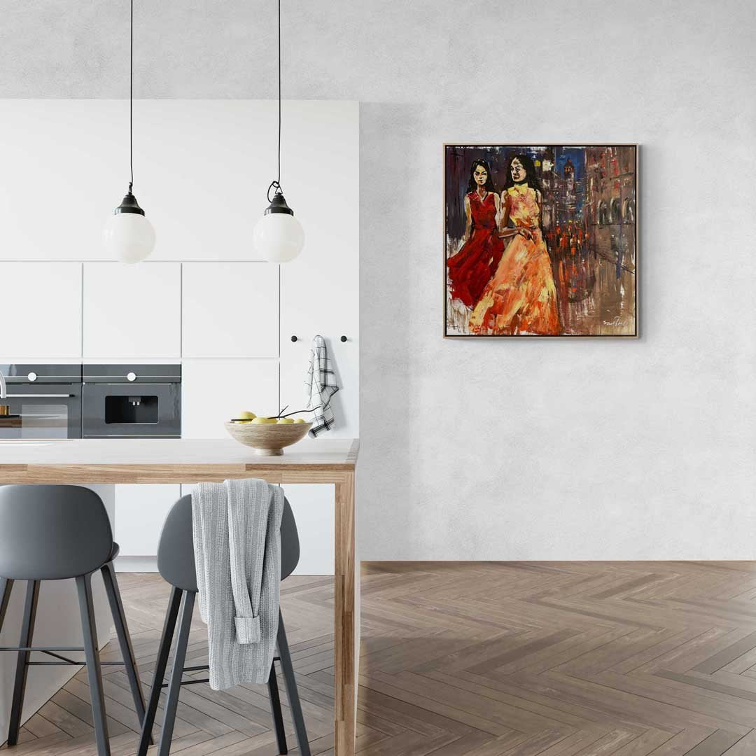 İyi Arkadaşlar Yağlı Boya Tablosu