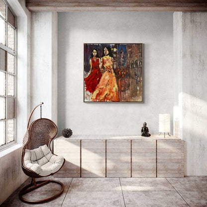 İyi Arkadaşlar Yağlı Boya Tablosu