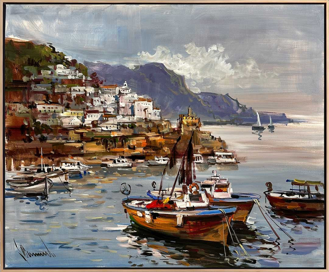 Sacramento Balıkçıları Yağlı Boya Tablosu