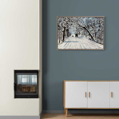 Beyaz Kar Yağlı Boya Tablosu