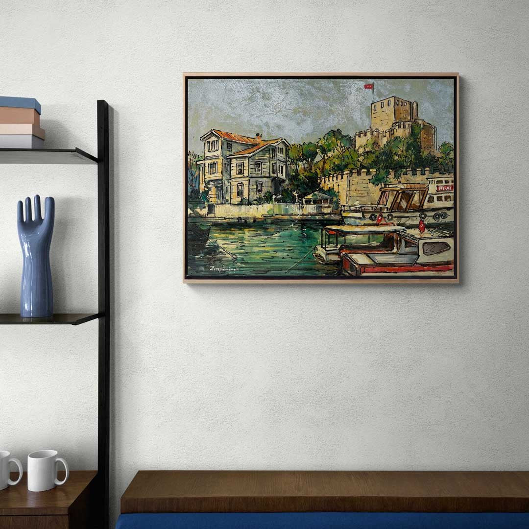 Anadolu ve Hisar Yağlı Boya Tablosu