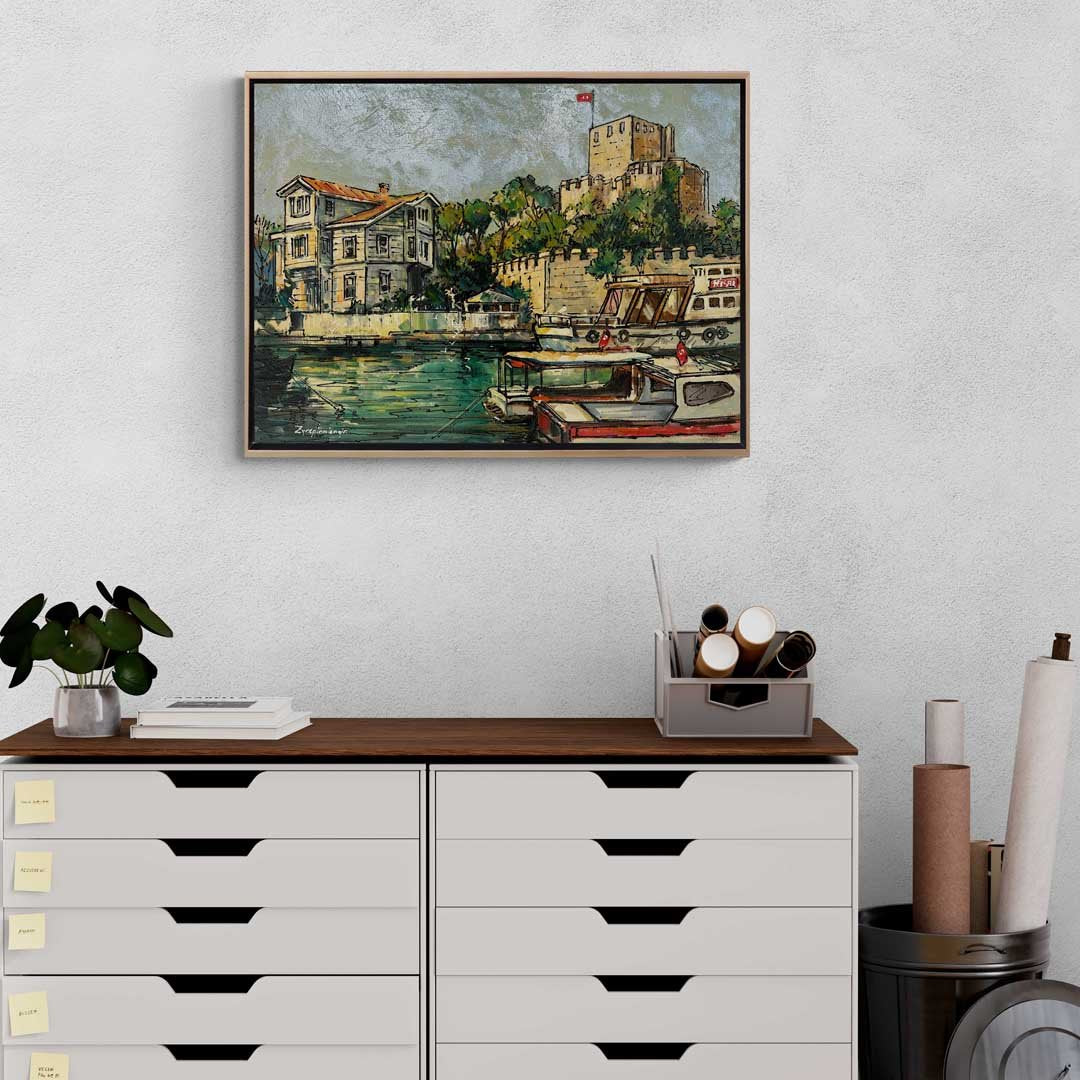 Anadolu ve Hisar Yağlı Boya Tablosu