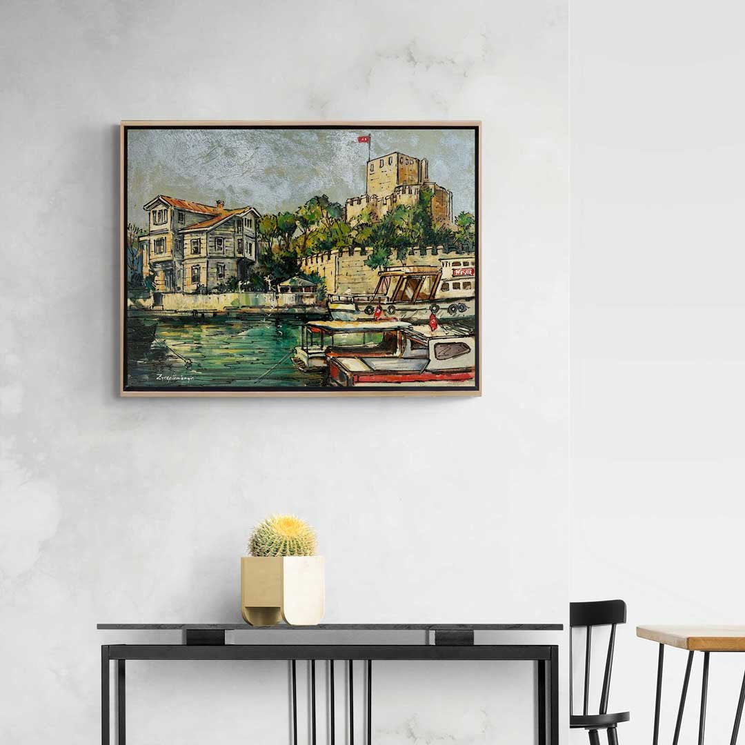 Anadolu ve Hisar Yağlı Boya Tablosu