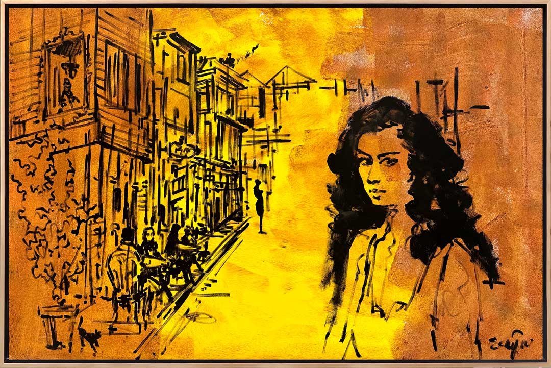 İçsel Ruh Yağlı Boya Tablosu