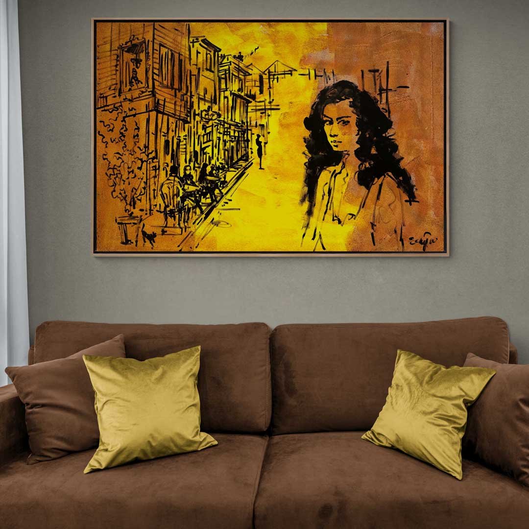 İçsel Ruh Yağlı Boya Tablosu