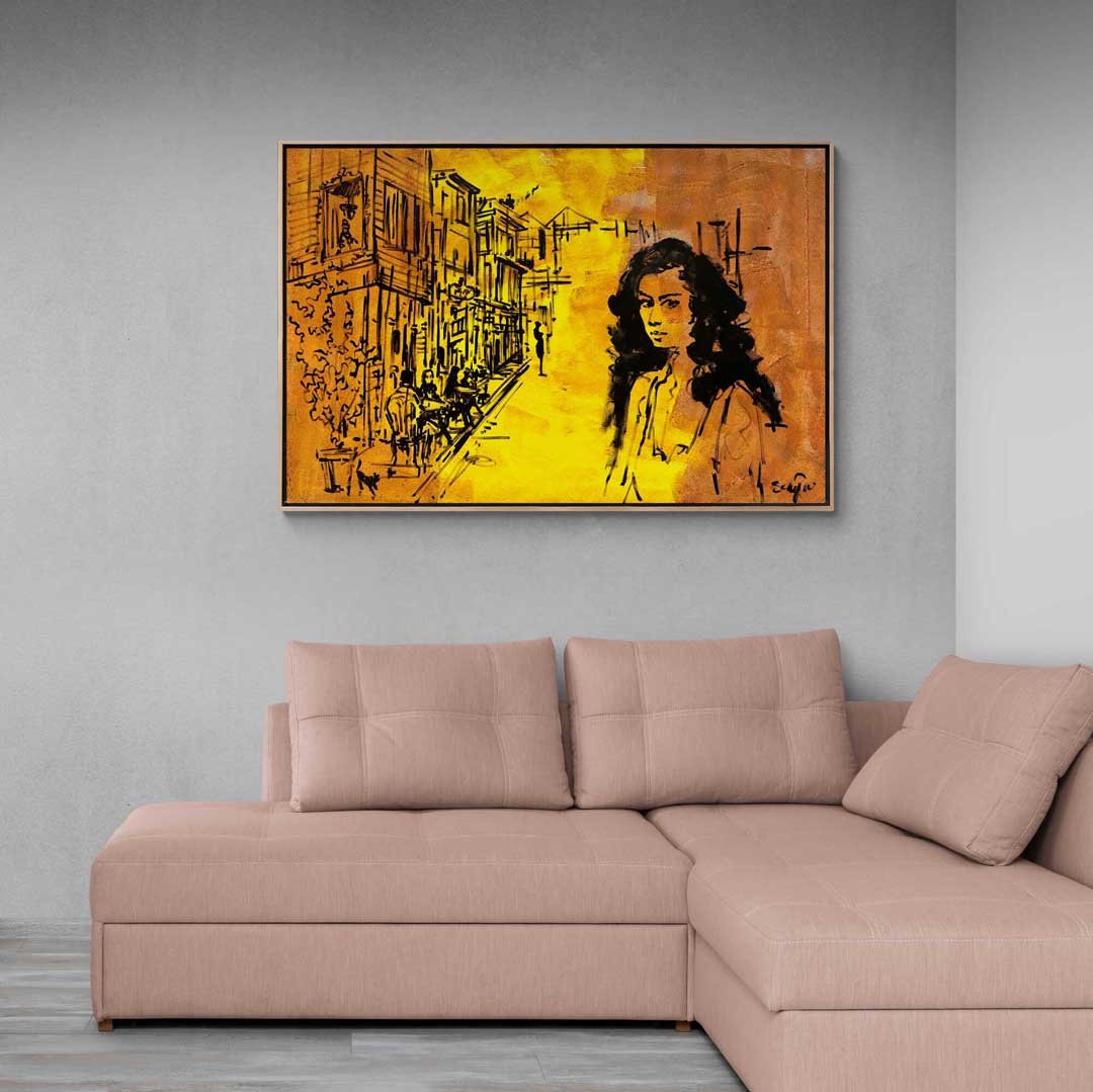 İçsel Ruh Yağlı Boya Tablosu