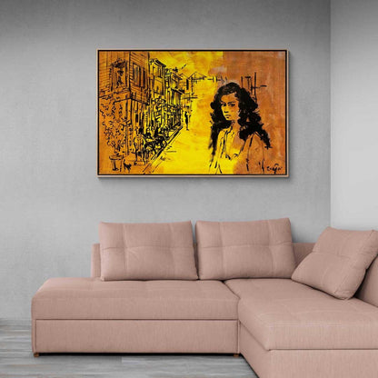 İçsel Ruh Yağlı Boya Tablosu