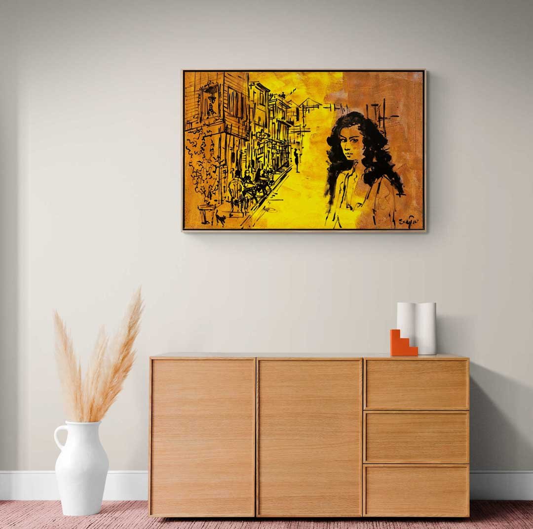 İçsel Ruh Yağlı Boya Tablosu