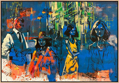 Gizemli İzler Yağlı Boya Tablosu