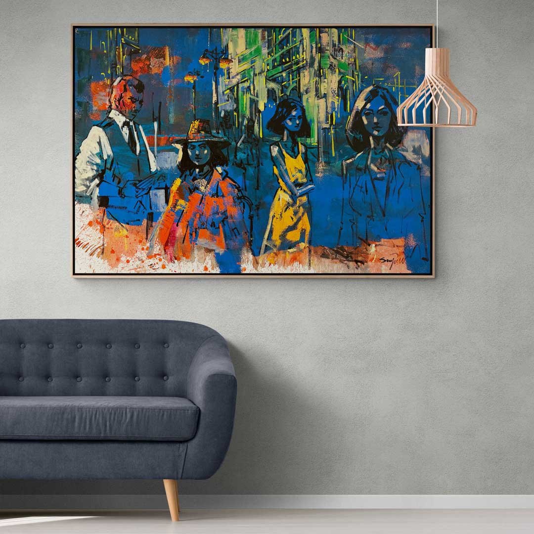 Gizemli İzler Yağlı Boya Tablosu