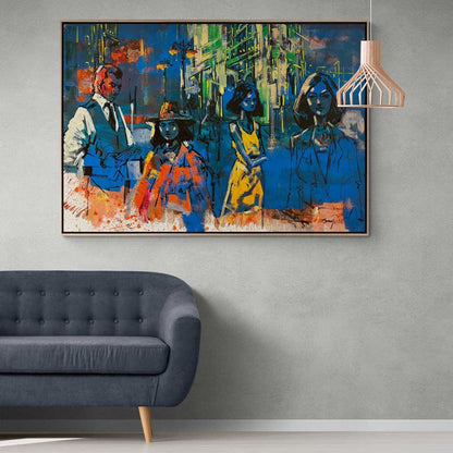 Gizemli İzler Yağlı Boya Tablosu