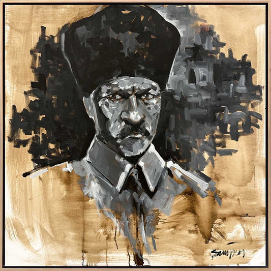 Kalpaklı Yağlı Boya Tablosu