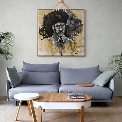 Kalpaklı Yağlı Boya Tablosu