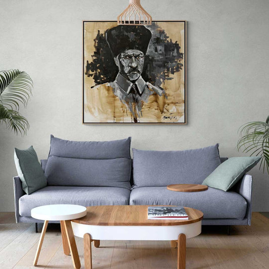 Kalpaklı Yağlı Boya Tablosu