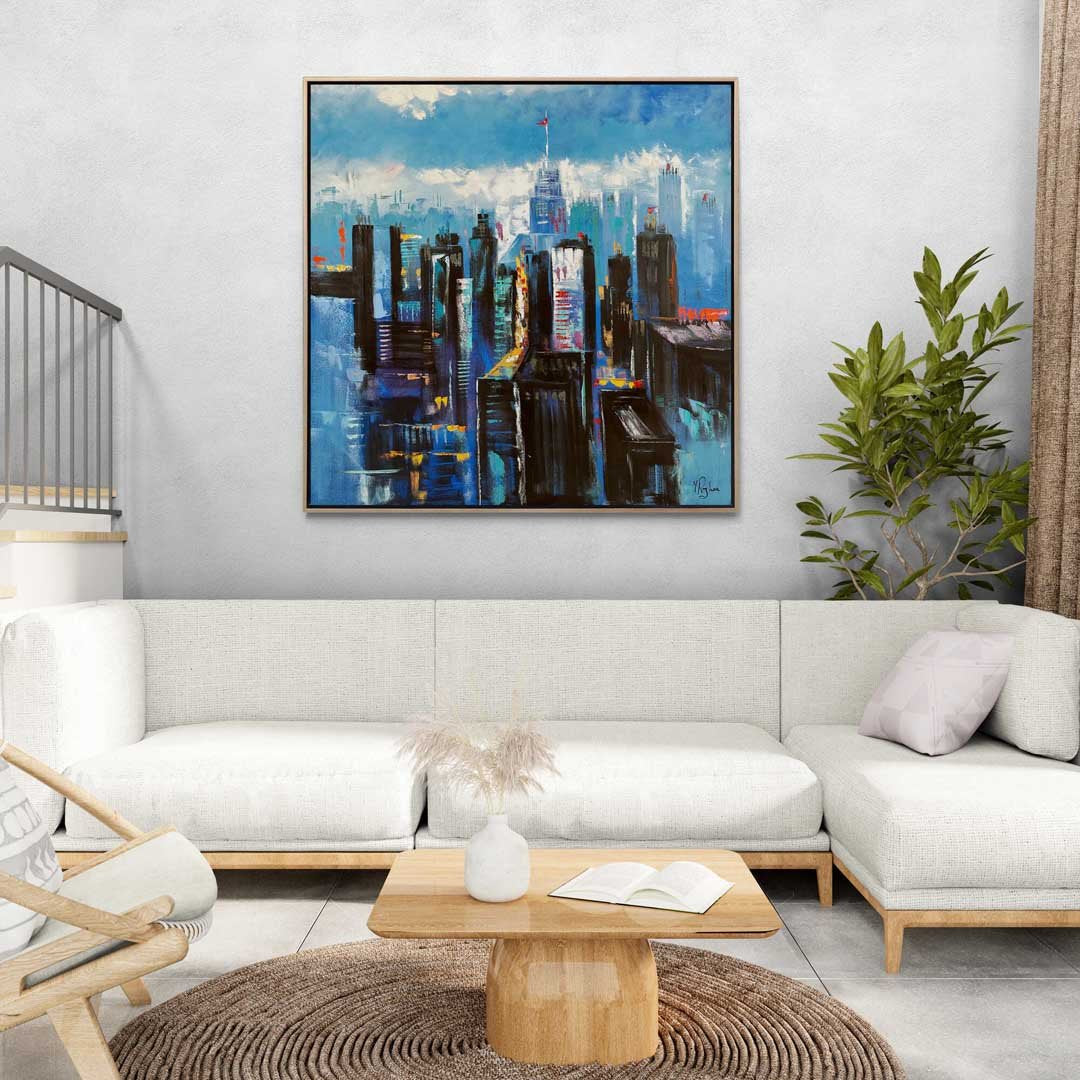 Finans Merkezi Yağlı Boya Tablosu