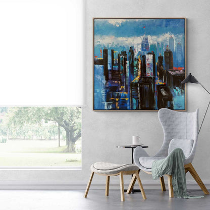 Finans Merkezi Yağlı Boya Tablosu