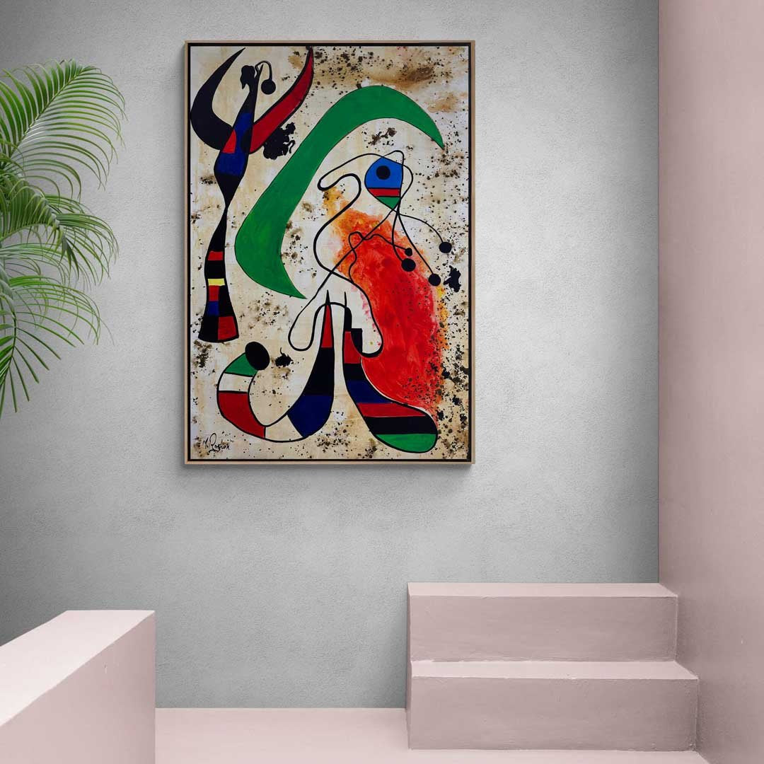 Joan Miro-Night Yağlı Boya Tablosu | Simurg Sanatevi