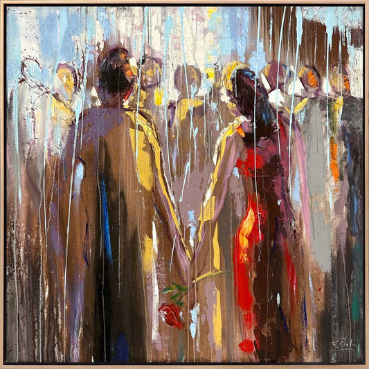 Sonunda Kavuştuk Yağlı Boya Tablosu