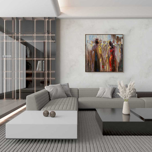 Sonunda Kavuştuk Yağlı Boya Tablosu