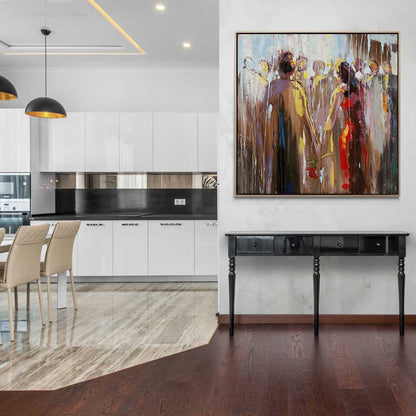 Sonunda Kavuştuk Yağlı Boya Tablosu