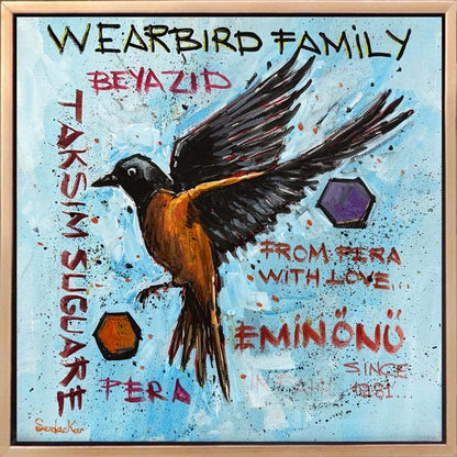 Taksim’in Kuşu Yağlı Boya Tablosu