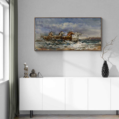 Deniz Aşıkları Yağlı Boya Tablosu