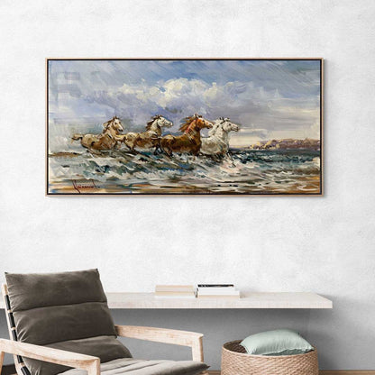 Deniz Aşıkları Yağlı Boya Tablosu