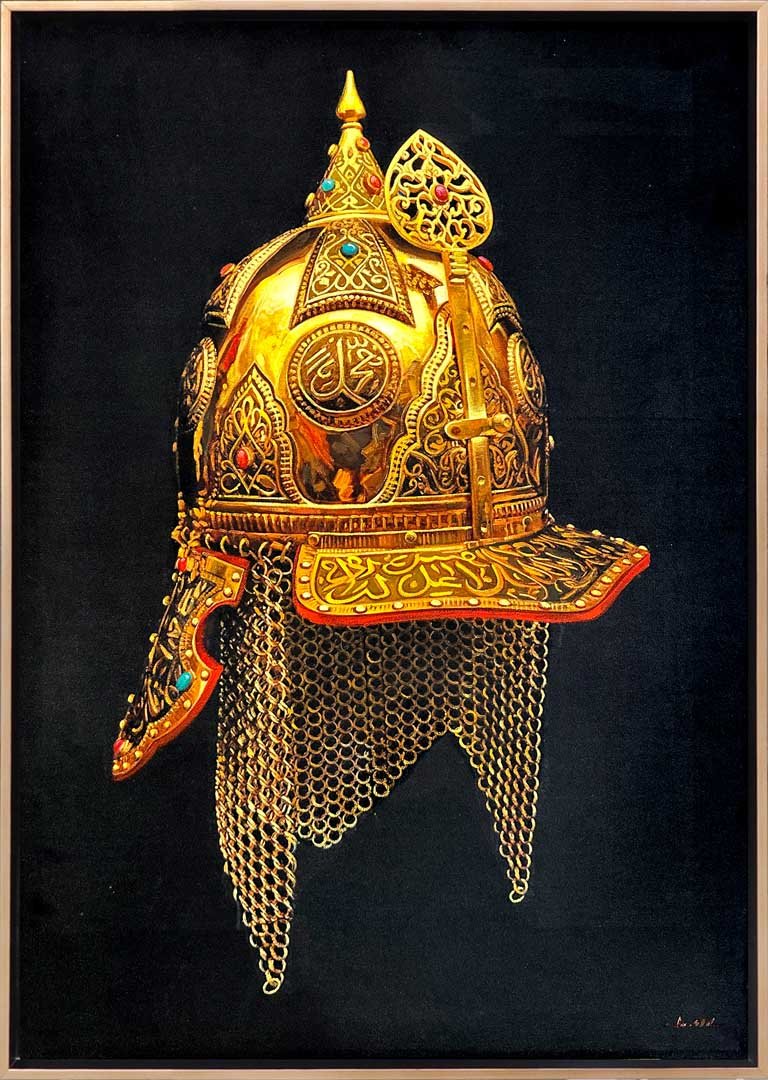 Tılsımlı Miğfer Siparişe Özel Yağlı Boya Tablo