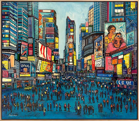 Newyork'ta Tatil Yağlı Boya Tablosu