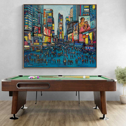 Newyork'ta Tatil Yağlı Boya Tablosu