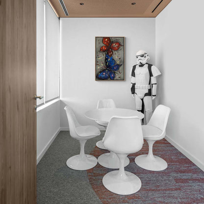 Kelebek Yankıları Yağlı Boya Tablosu